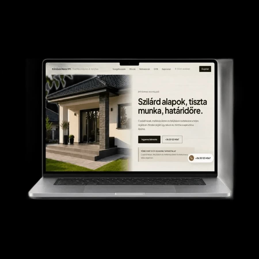 Többoldalas weboldal